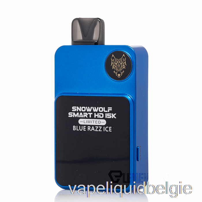 Vape Smaken Snowwolf Smart Hd 15k Gelimiteerd Wegwerpblauw Razz-ijs